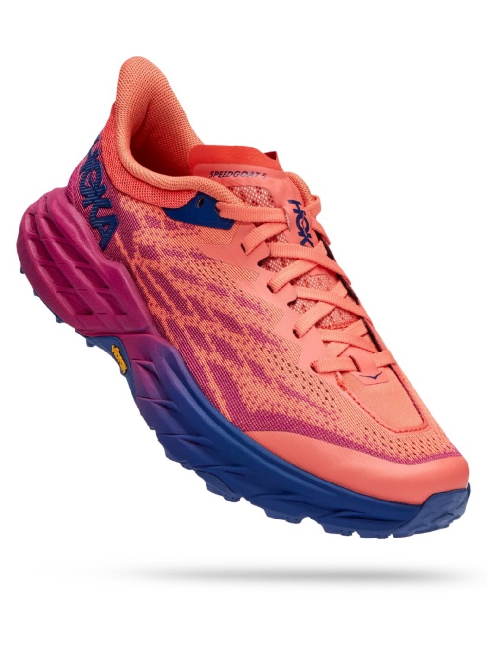 HOKA WOMEN'S SPEEDGOAT 5 Trail Running Shoes Sneakers Size 7.5